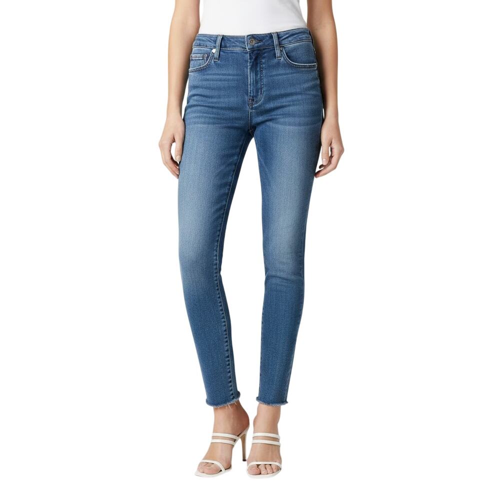 Black Orchid Noah Ankle Fray Skinny Jeans Splash House Size 26 NWT